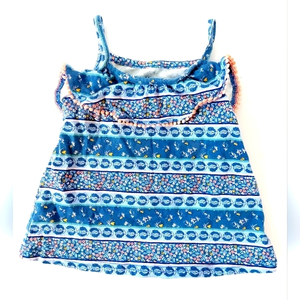Blue Stripe tank 2T peach trim Osh Kosh‎